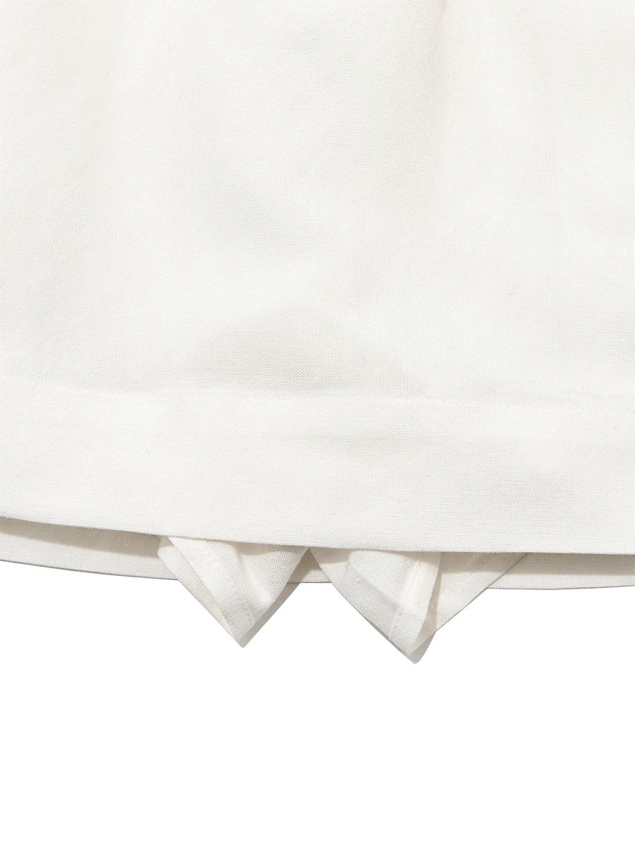 MUSINSA | GLOWNY FLOW LINEN MINI SKIRT (WHITE)