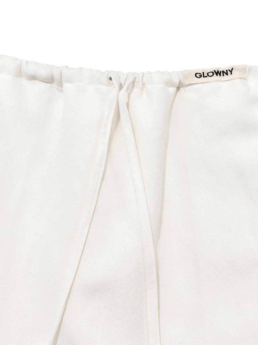 ☆韓国の人気☆【GLOWNY】☆FLOW LINEN MINI SKIR.T☆ ☆韓国の人気☆【GLOWNY】☆FLOW LINEN MINI SKIR.T☆
