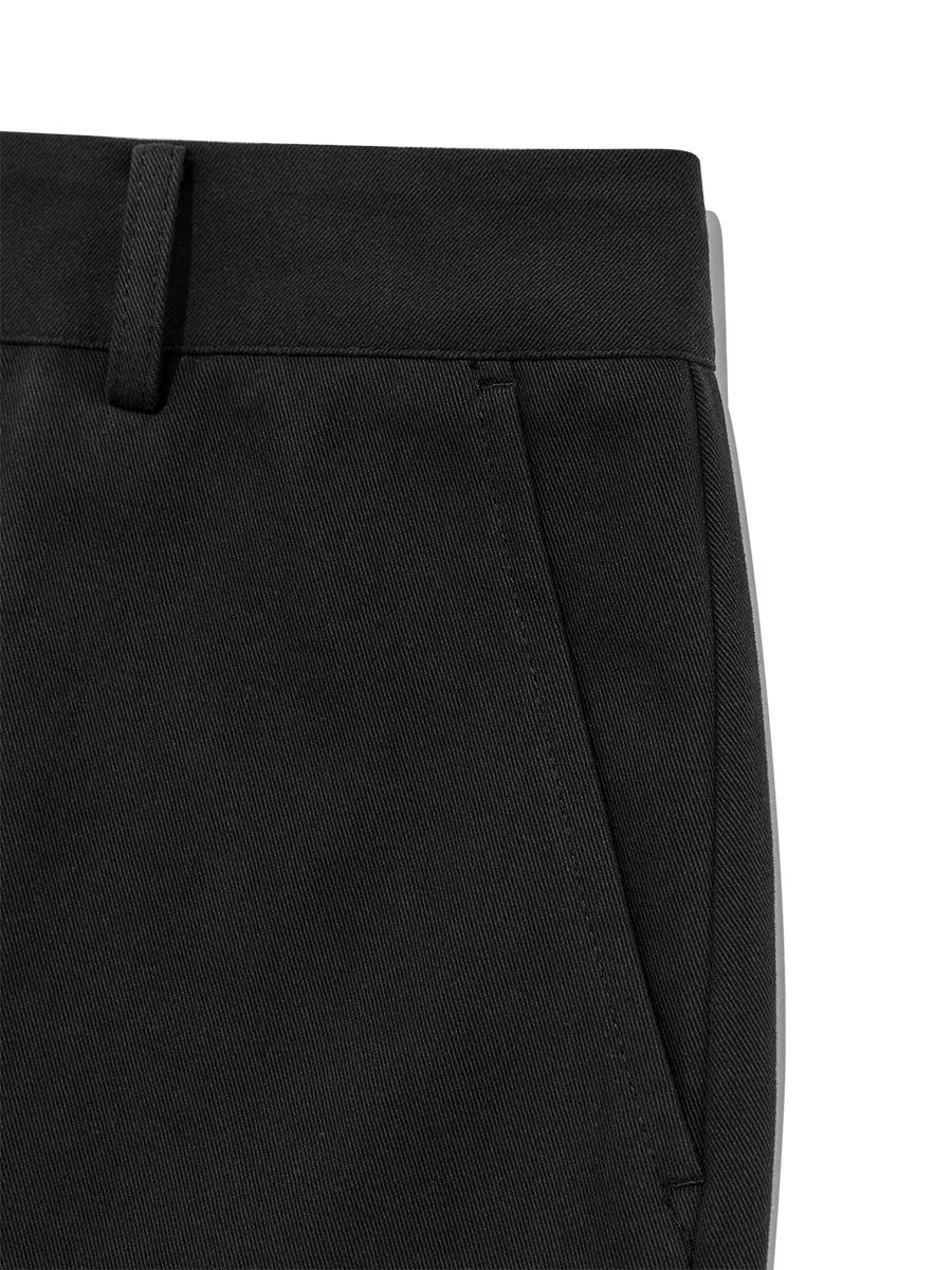 MUSINSA | GLOWNY OXFORD COTTON MINI SKIRT (BLACK)