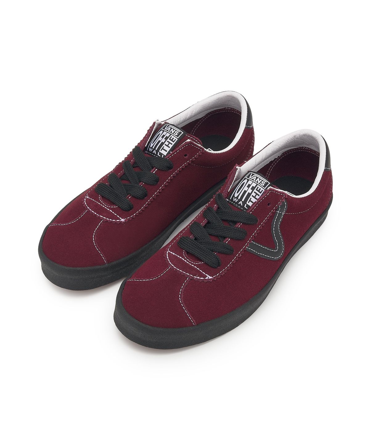 반스(VANS) 스포츠 로우 - (스웨이드) 포트:블랙 / VN000CQR02Y1
