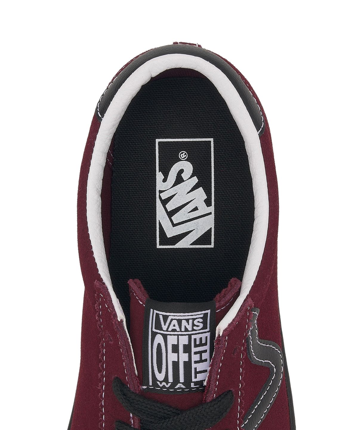 반스(VANS) 스포츠 로우 - (스웨이드) 포트:블랙 / VN000CQR02Y1