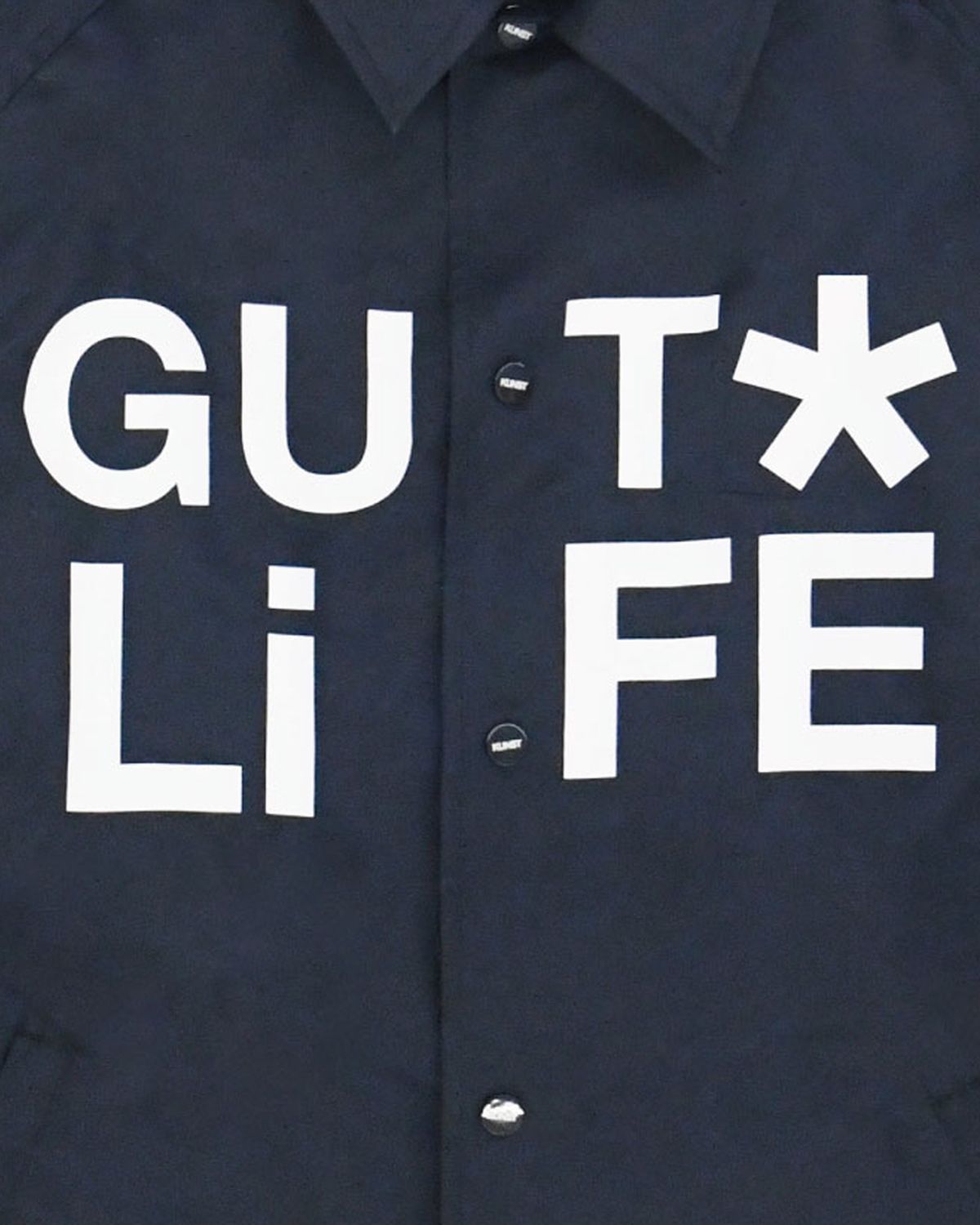 더뮤지엄비지터(THEMUSEUMVISITOR) GUT LIFE COACH JACKET (NAVY)