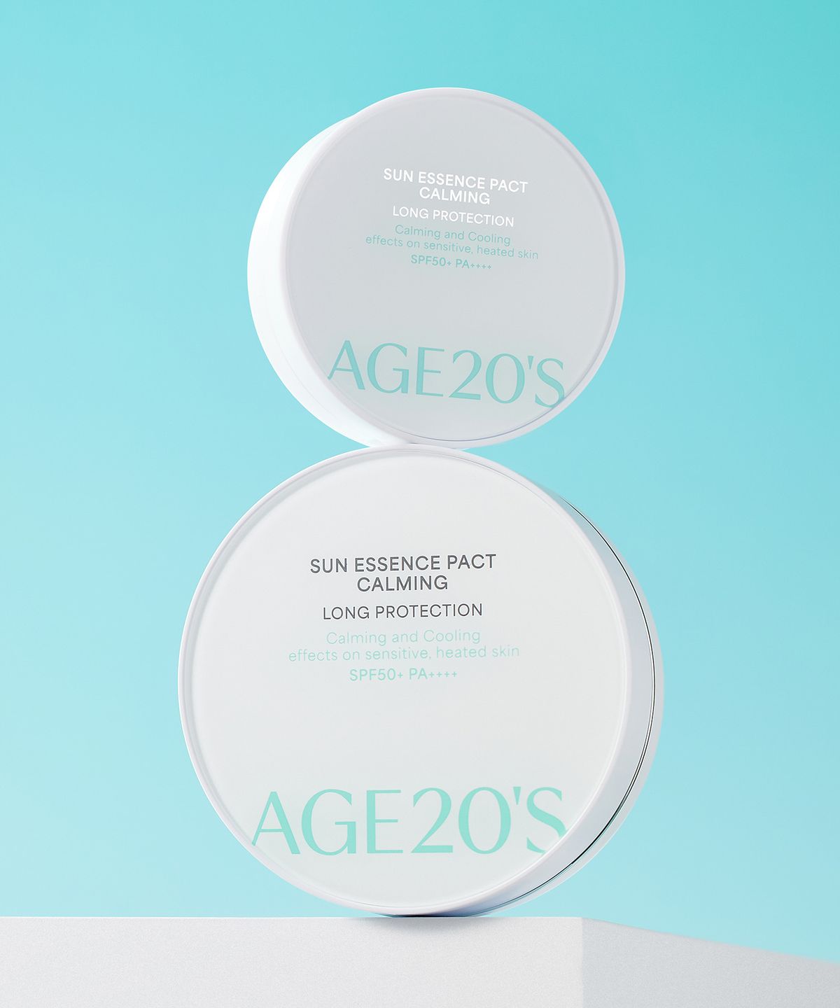 에이지투웨니스(AGE 20'S) 선 에센스 팩트 카밍 롱프로텍션 SPF50+ PA++++(+선크림15ml 증정)
