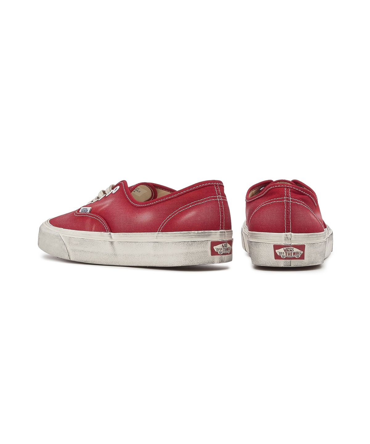 반스(VANS) 어센틱 - (웨이브 워시드) 레드 / VN000BW5CJH1