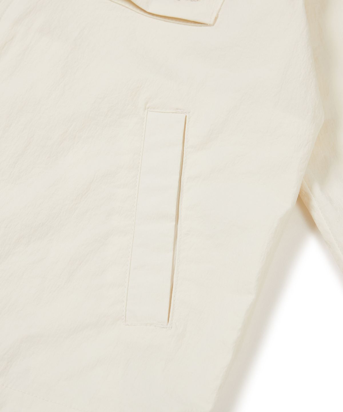 스노우피크 어패럴 키즈(SNOWPEAK APPAREL KIDS) 키즈 루트 아웃포켓 바람막이 Butter Ivory (S24MKRWB80)