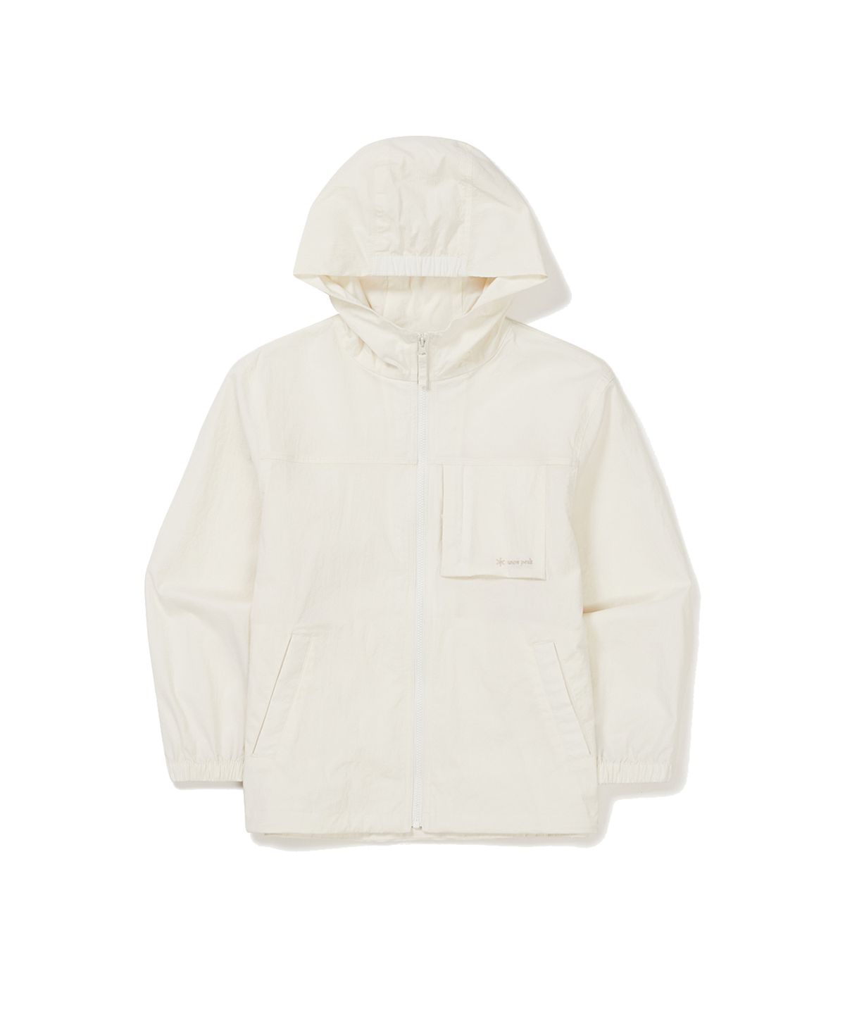 스노우피크 어패럴 키즈(SNOWPEAK APPAREL KIDS) 키즈 루트 아웃포켓 바람막이 Butter Ivory (S24MKRWB80)