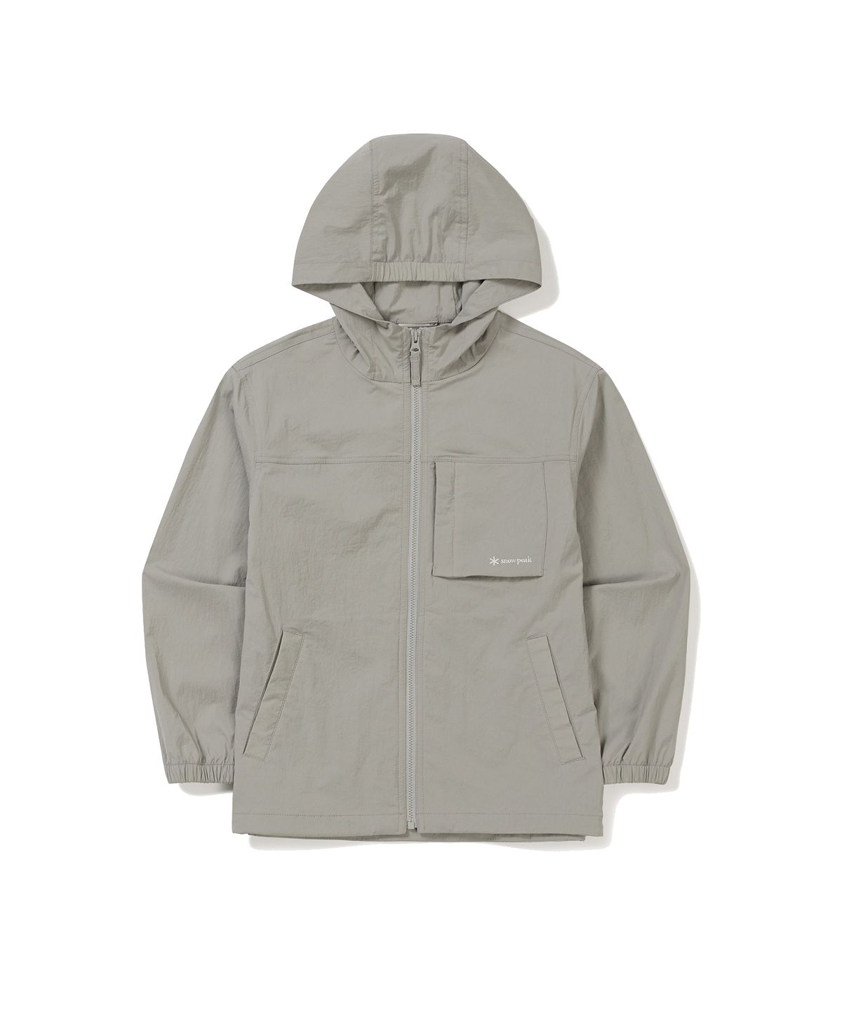 스노우피크 어패럴 키즈(SNOWPEAK APPAREL KIDS) 키즈 루트 아웃포켓 바람막이 Fog Gray (S24MKRWB80)