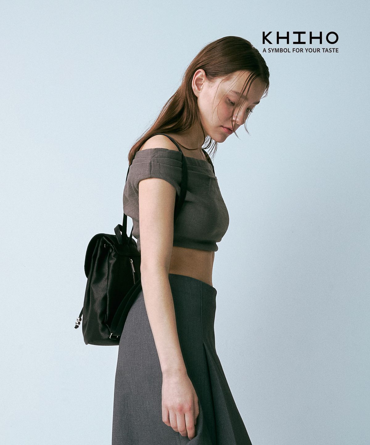 기호(KHIHO) SOFT SILKY BACK PACK / BLACK