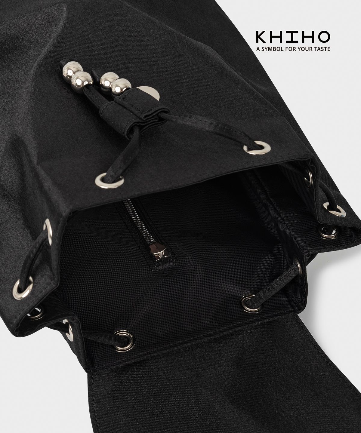 기호(KHIHO) SOFT SILKY BACK PACK / BLACK
