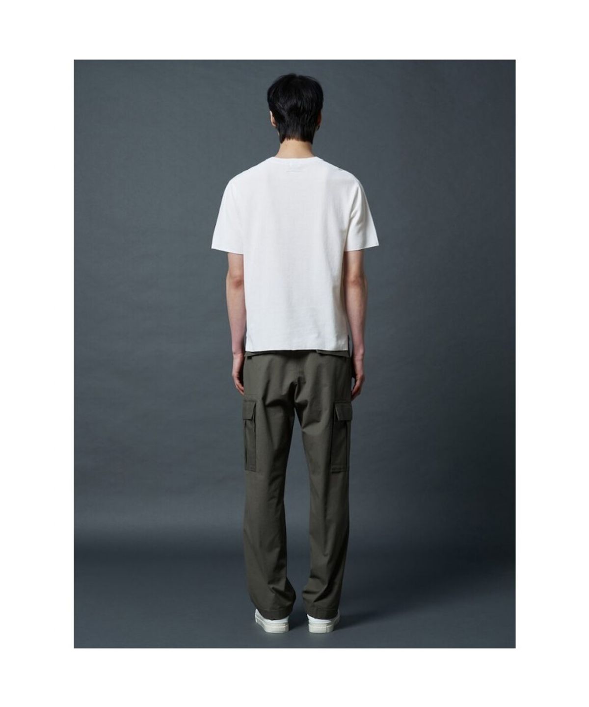 시프트지(SHIFT.G) Semi Wide Cargo Pants - Khaki