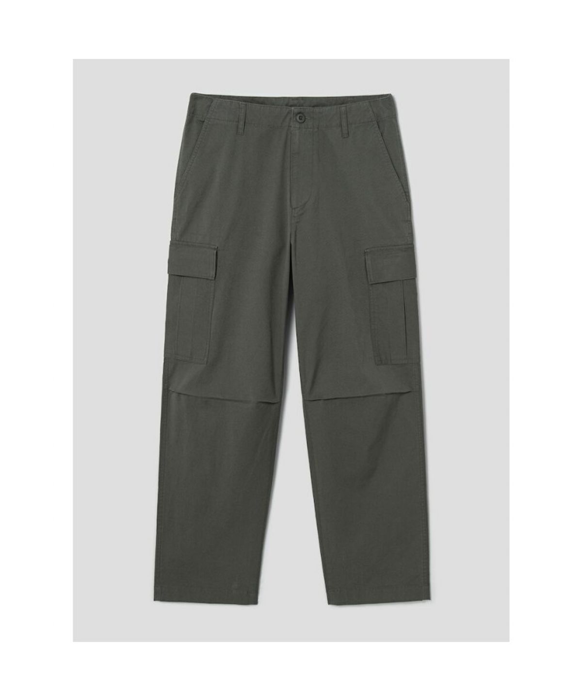 시프트지(SHIFT.G) Semi Wide Cargo Pants - Khaki