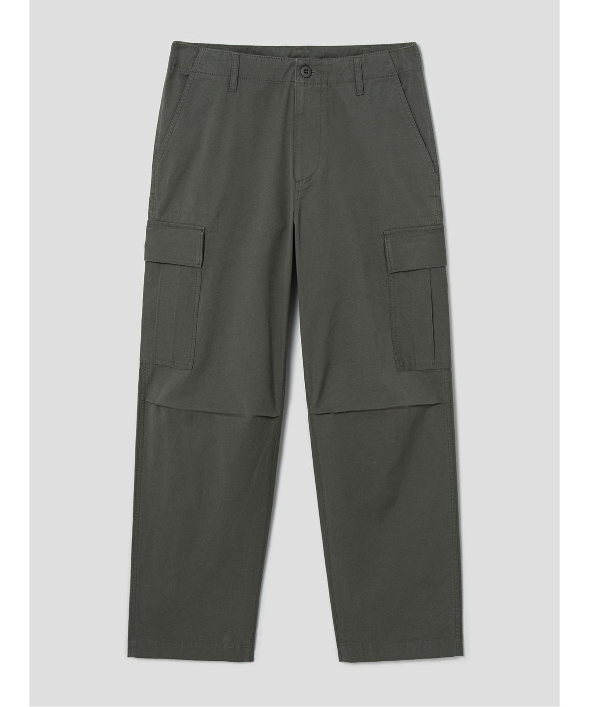 시프트지(SHIFT.G) Semi Wide Cargo Pants - Khaki