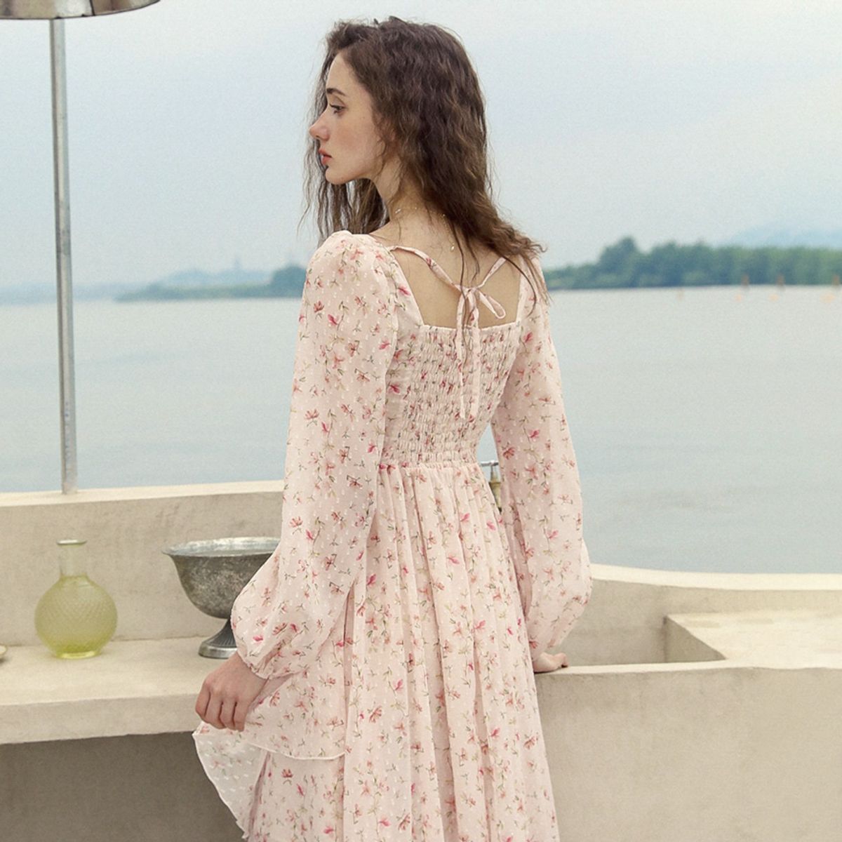 던드롭(DUNDROP) DD_Lovely fairy floral dress