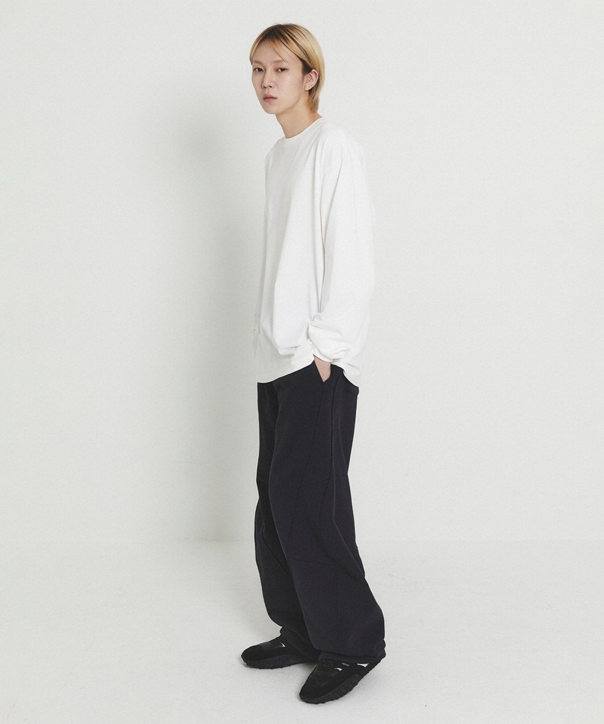 주앙옴므(JUAN HOMME) 실켓 롱 슬리브 티셔츠 (3COLOR)