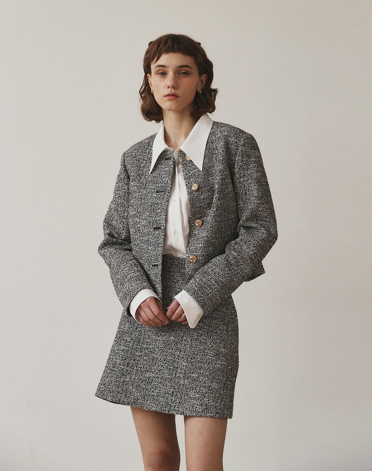 지에마르(GIEMAR) ROMANTIC JACKET BLACK