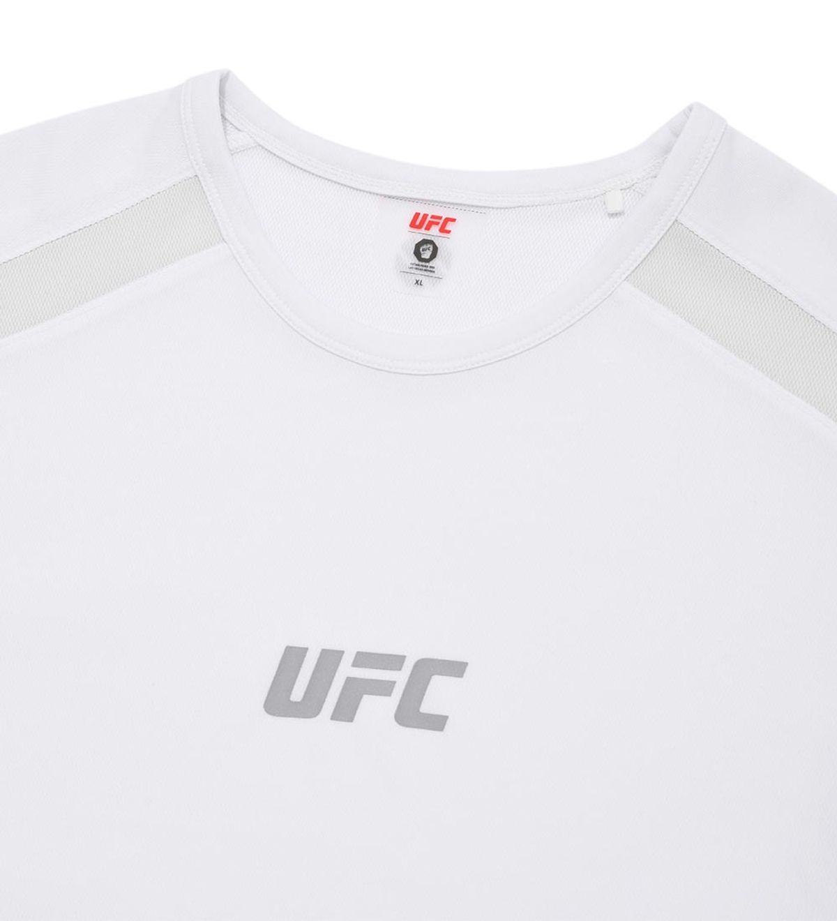 유에프씨 스포츠(UFC SPORT) UFC 블레이즈+ 머슬핏 반팔 티셔츠 화이트 U4SSV2107WH