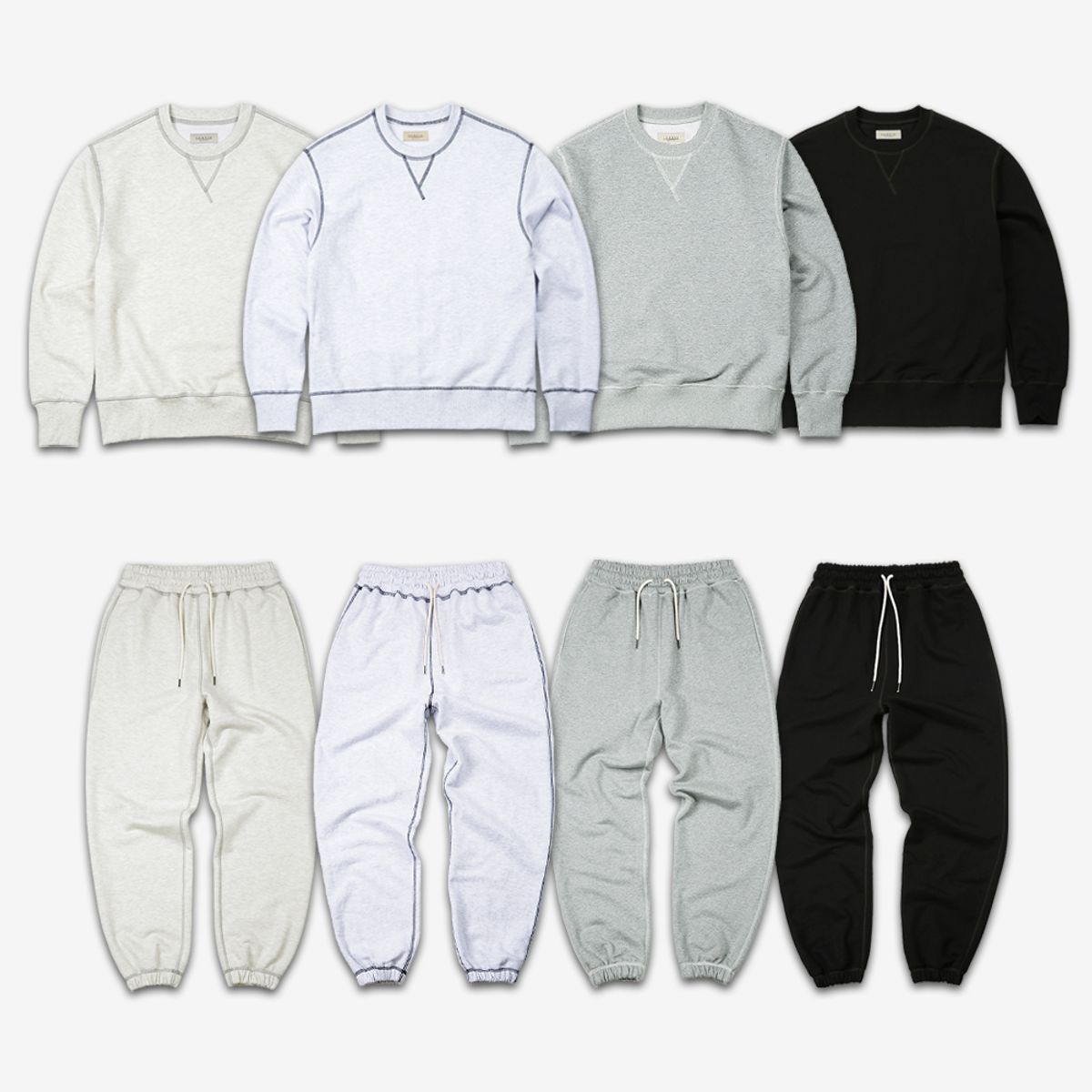 솔티(SORTIE) 3N605 Sweat Set-up (Black)