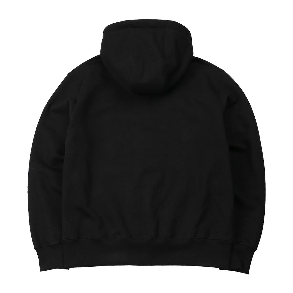 솔티(SORTIE) 2-Way Essential Sweat Hooded zip-up (Black)