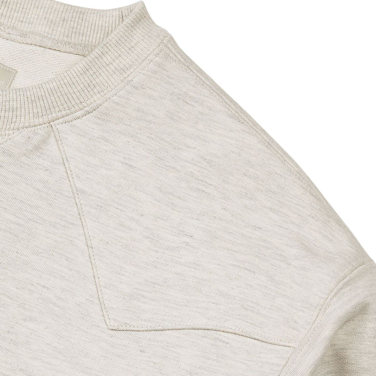 솔티(SORTIE) Western Sweat Shirts (Oatmeal Melange)