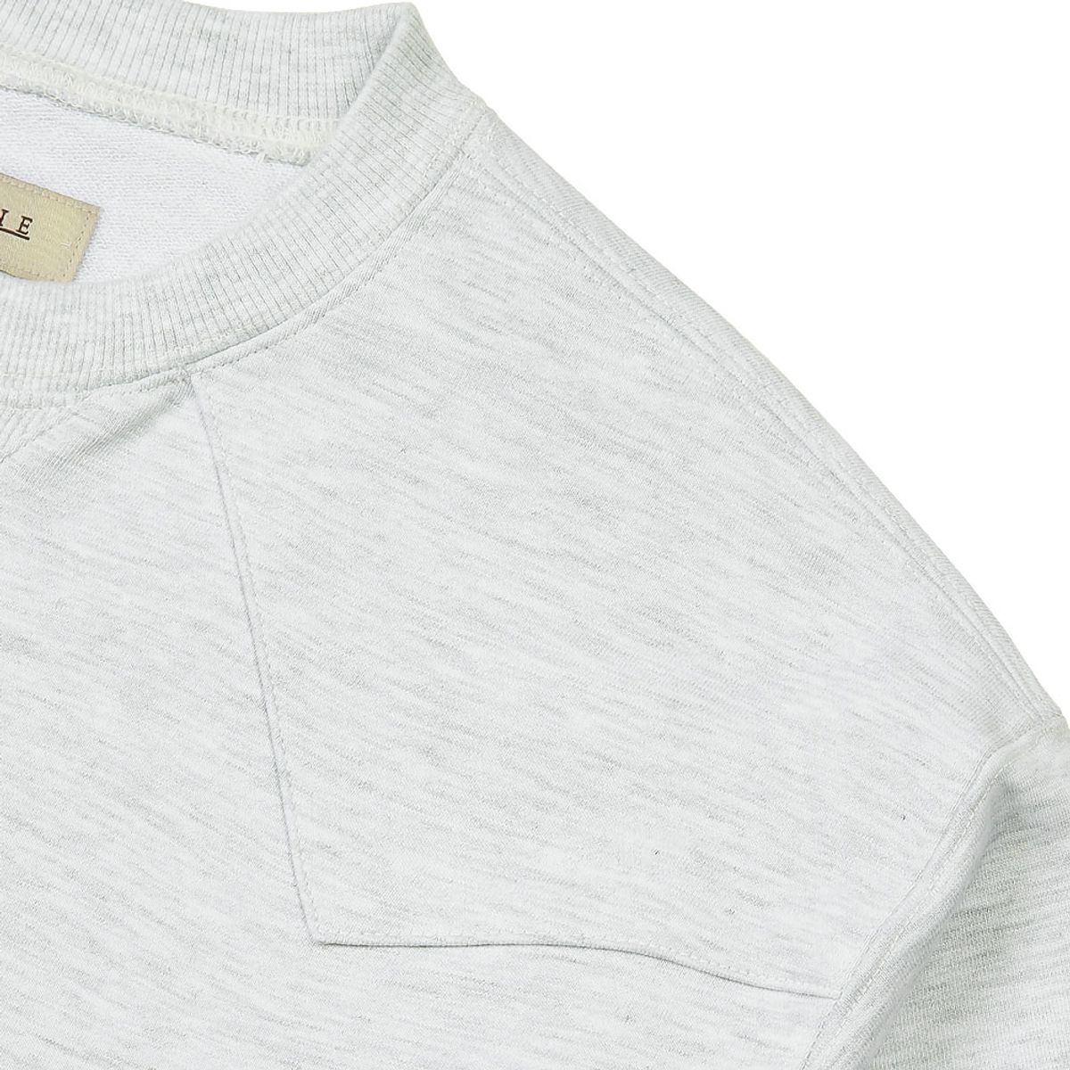솔티(SORTIE) Western Sweat Shirts (White Melange)