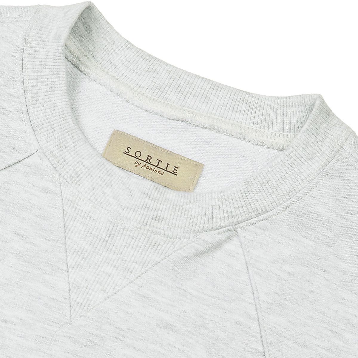 솔티(SORTIE) Western Sweat Shirts (White Melange)