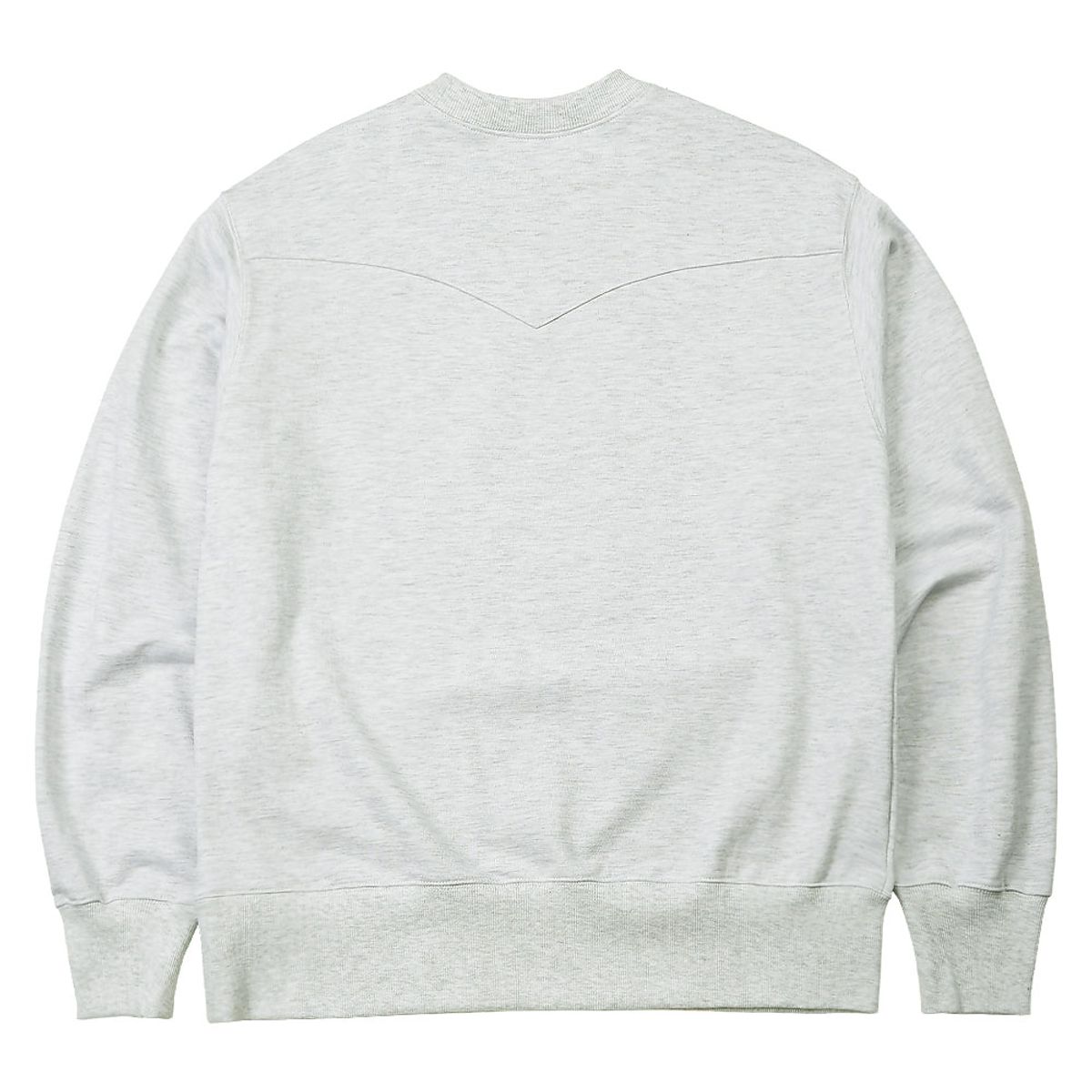 솔티(SORTIE) Western Sweat Shirts (White Melange)