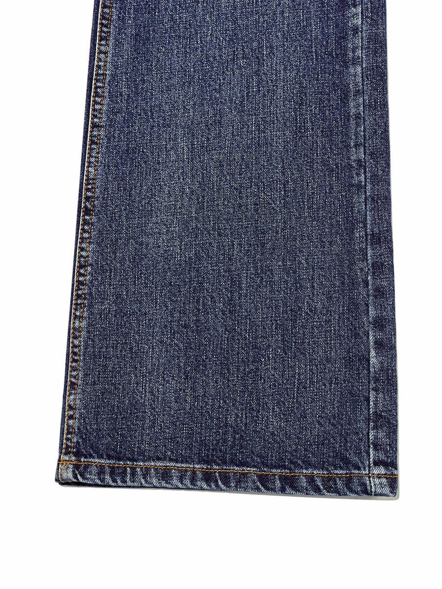 MUSINSA | GLOWNY BELL HIGH RISE BOOTS CUT DENIM JEANS (BLUE)