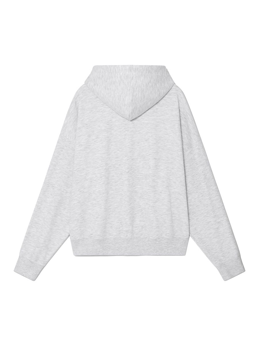 MUSINSA公式 | GLOWNY JORDAN ZIP-UP HOODIE (MELANGE GRAY)