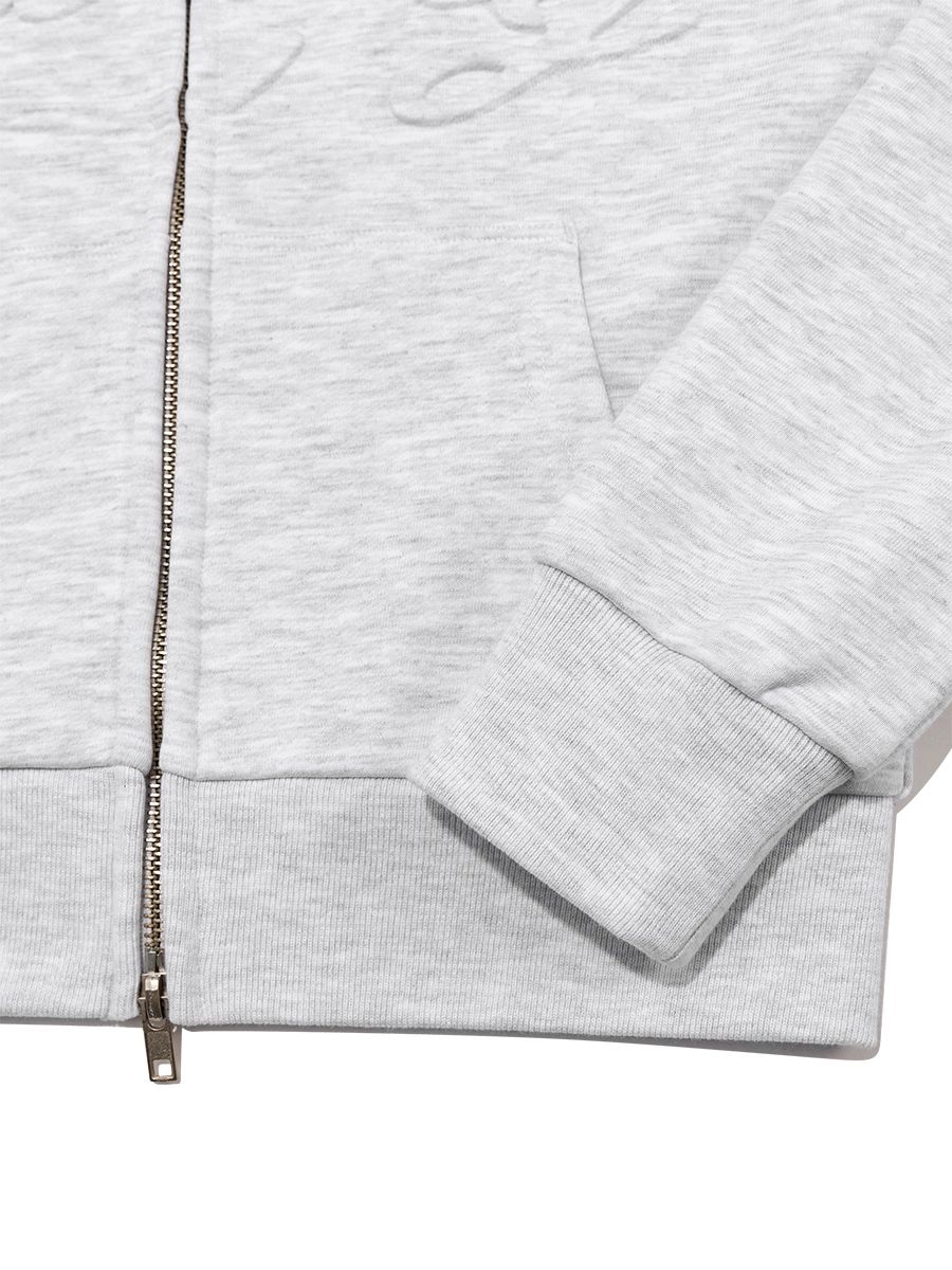 JORDAN ZIP-UP HOODIE (NAVY) - GLOWNY