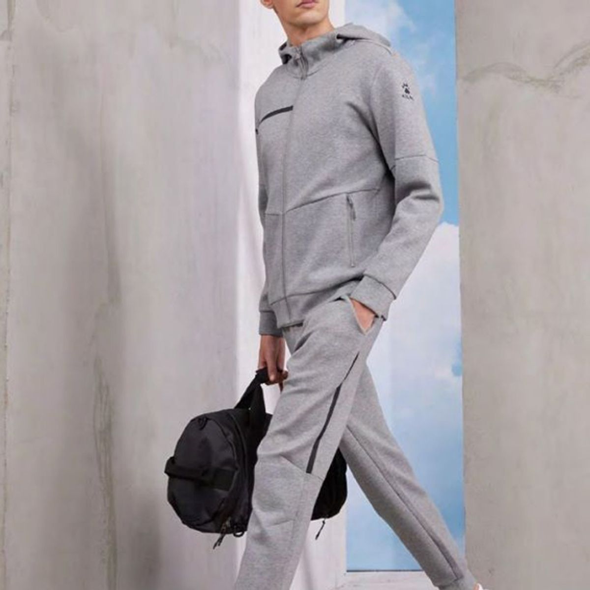 켈미(KELME) 8261WT1018 스포츠 캐주얼 자켓 Melange Gray