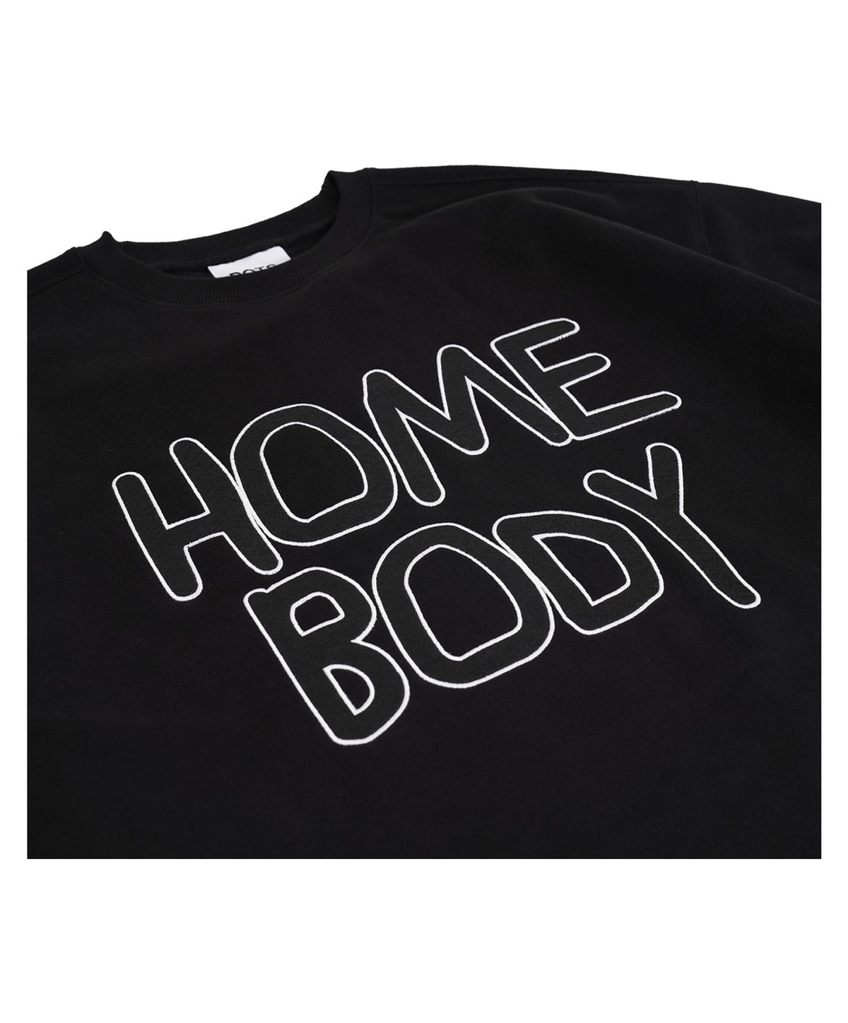퍼츠(POTS) HOMEBODY SWEATSHIRT [BLACK]