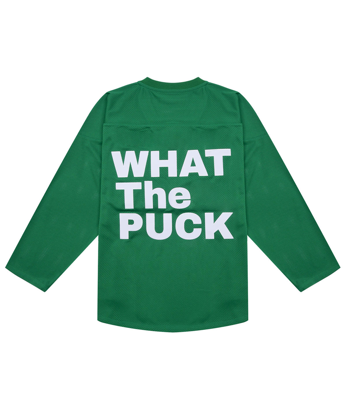 왓더퍽(WHATHEPUCK) WTP 화이트로고  져지 그린