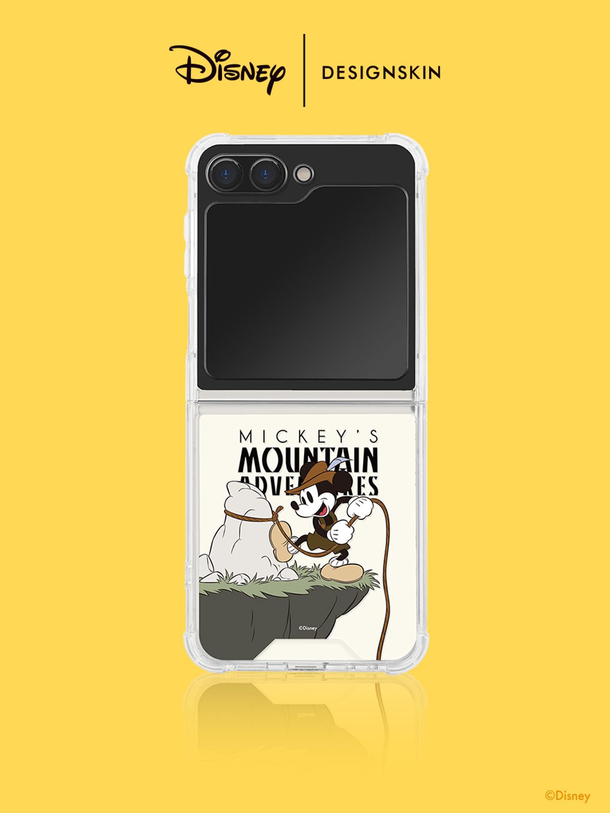 디자인스킨(DESIGNSKIN) [디즈니] 클리어 그래픽 케이스-어드벤처 미키 마우스