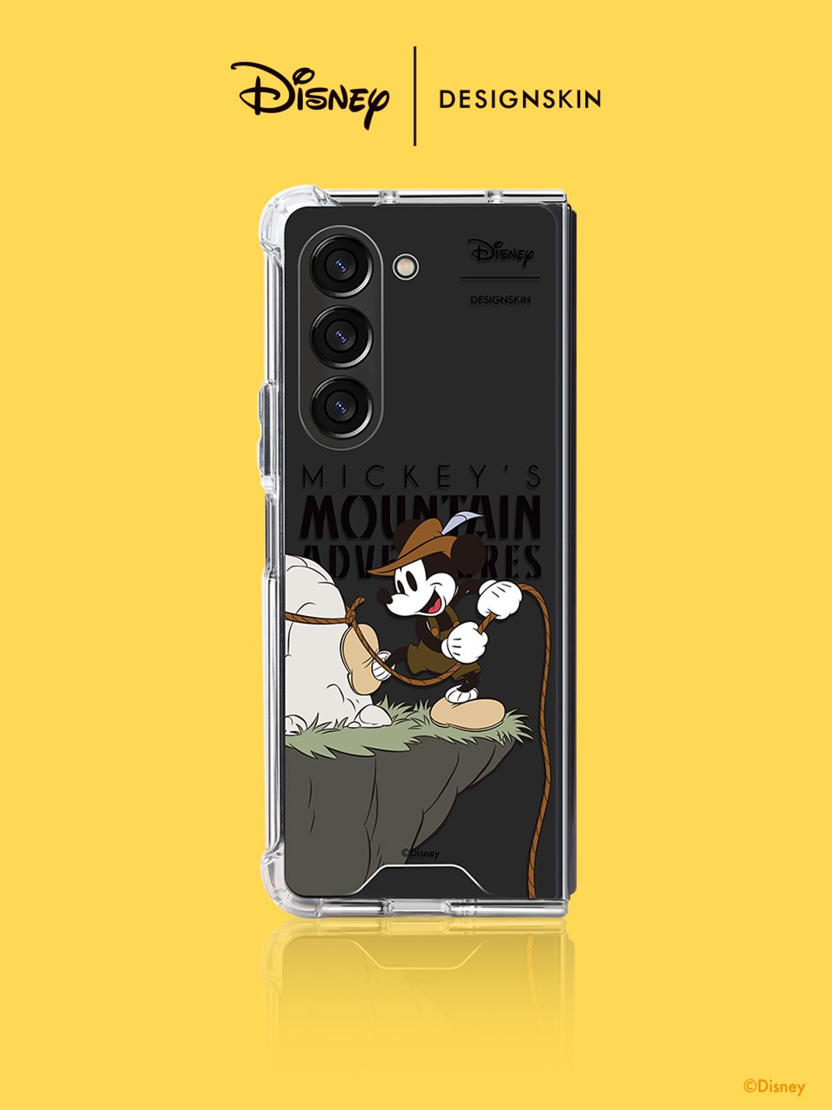 디자인스킨(DESIGNSKIN) [디즈니] 클리어 그래픽 케이스-어드벤처 미키 마우스