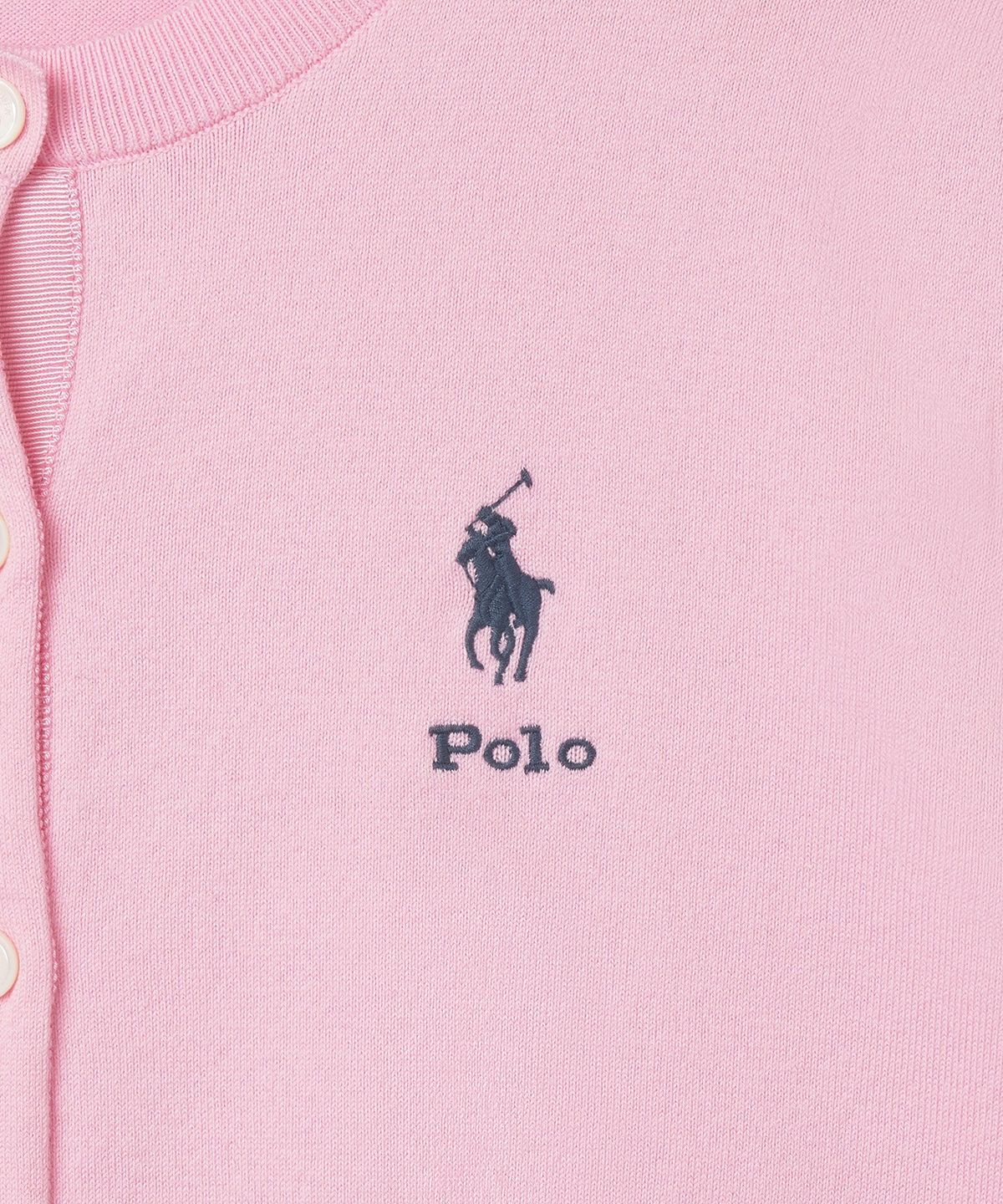 폴로 랄프 로렌(POLO RALPH LAUREN) W [New Pink Capsule] W 코튼 블렌드 가디건 - 핑크
