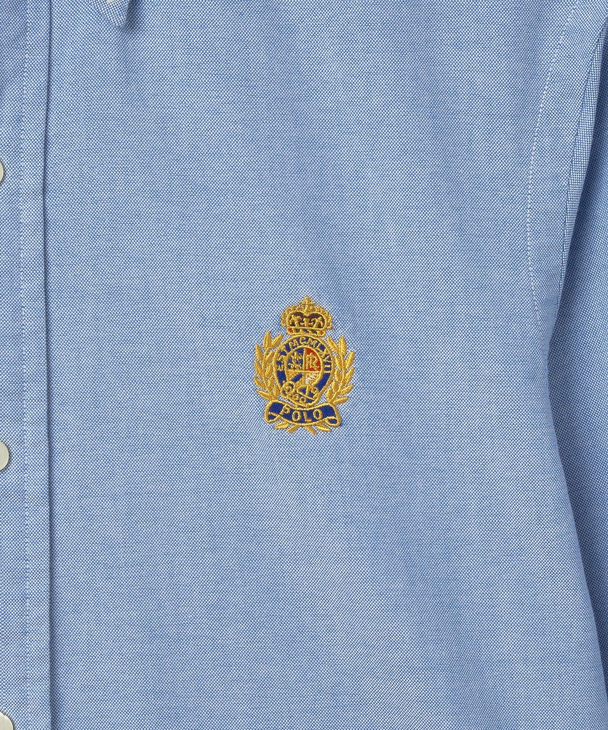 폴로 랄프 로렌(POLO RALPH LAUREN) [Crest Capsule] 커스텀핏 옥스포드 셔츠 - 블루