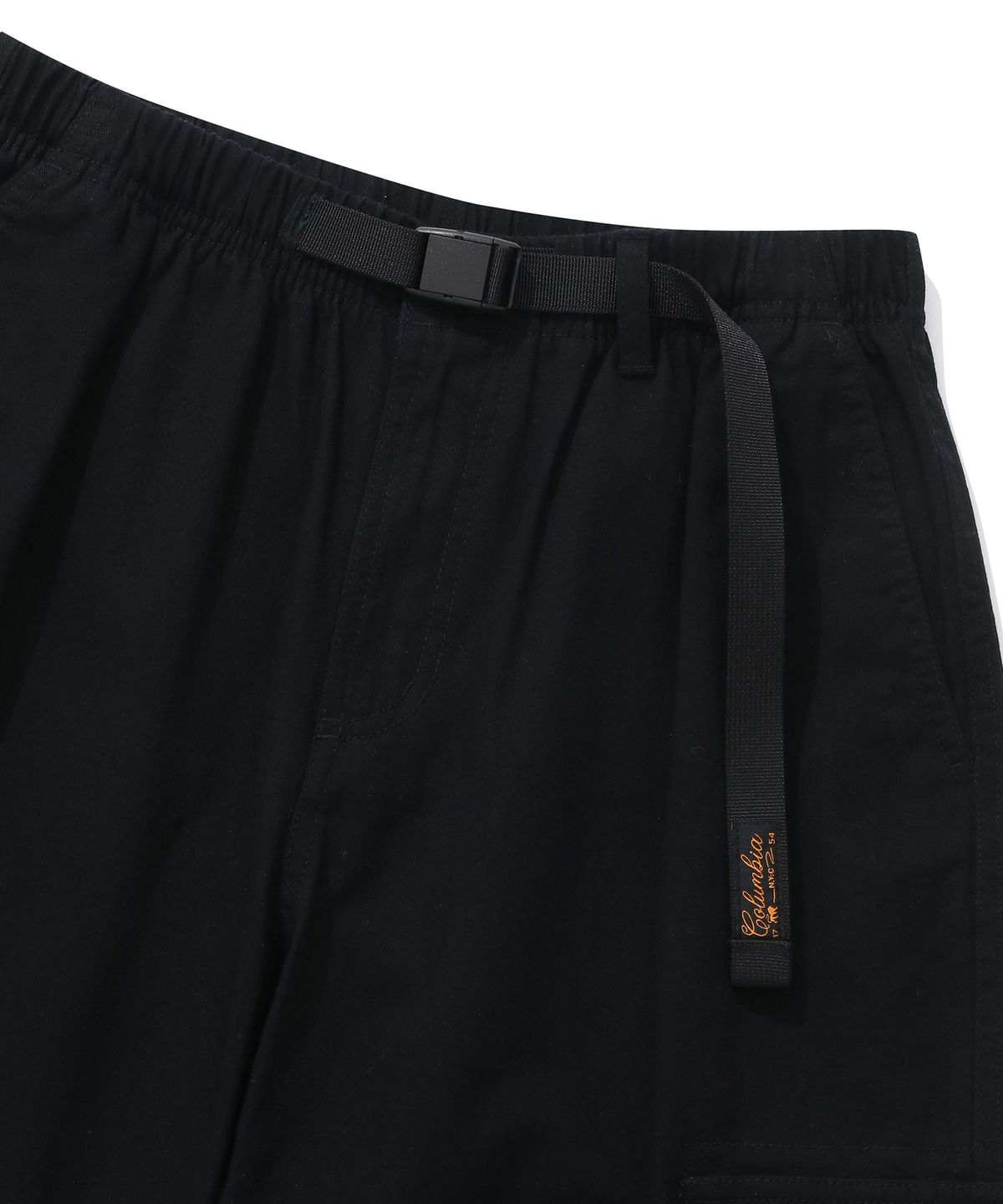 컬럼비아 유니버시티(COLUMBIA UNIVERSITY) SL-LABEL BELTED CARGO COTTON PANTS 블랙