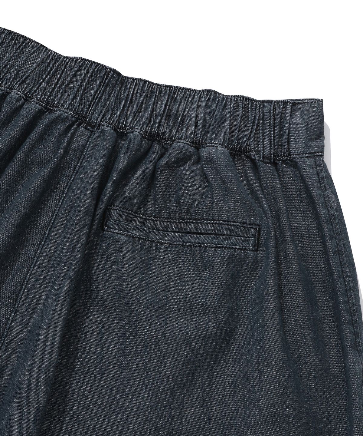 컬럼비아 유니버시티(COLUMBIA UNIVERSITY) SL-LABEL DENIM WIDE FIT BALLOON PANTS 블랙데님