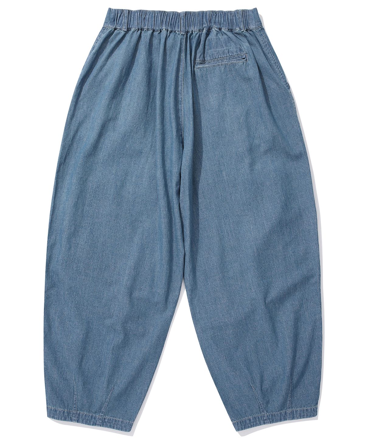 컬럼비아 유니버시티(COLUMBIA UNIVERSITY) SL-LABEL DENIM WIDE FIT BALLOON PANTS 라이트데님