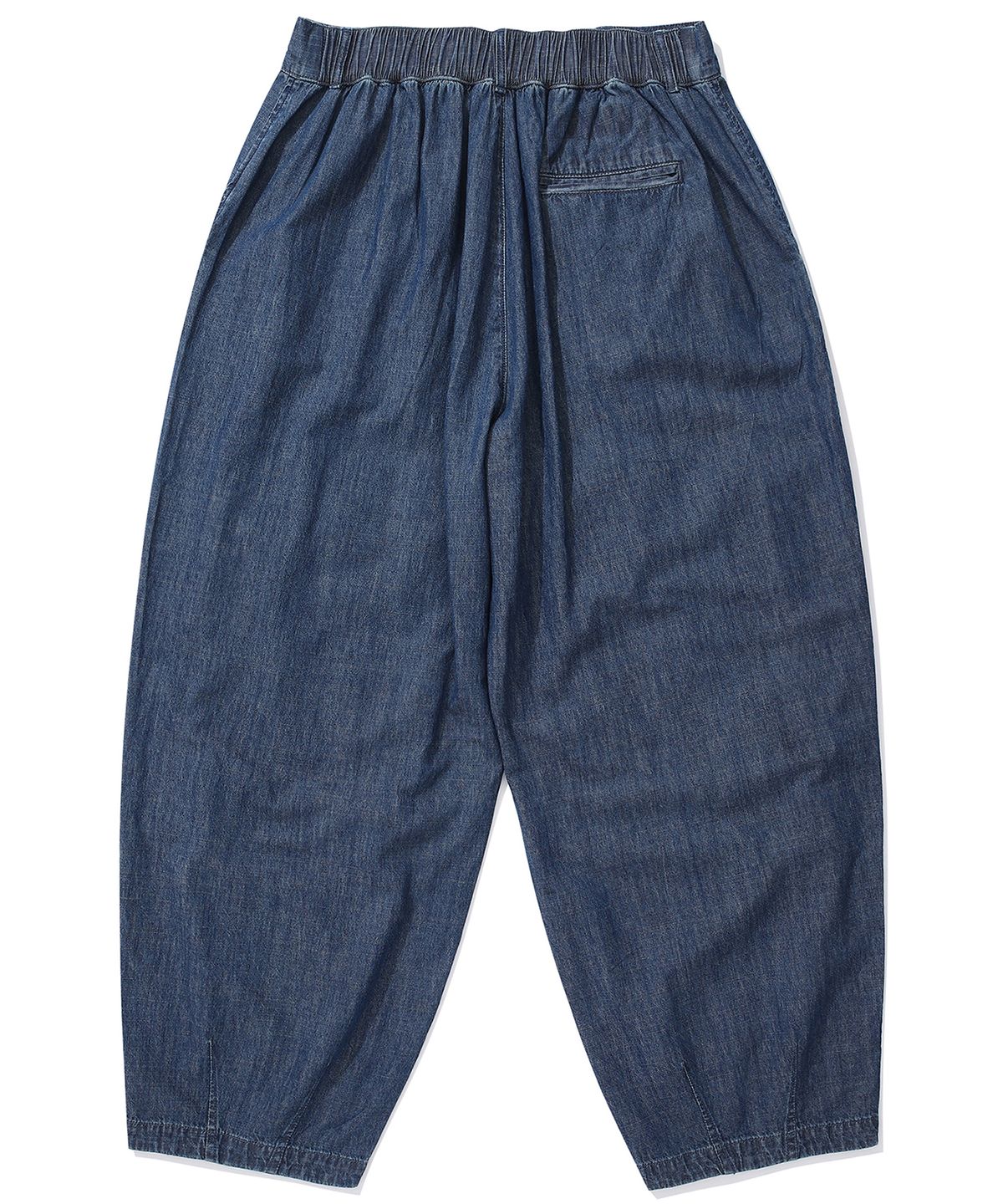 컬럼비아 유니버시티(COLUMBIA UNIVERSITY) SL-LABEL DENIM WIDE FIT BALLOON PANTS 미드나잇데님