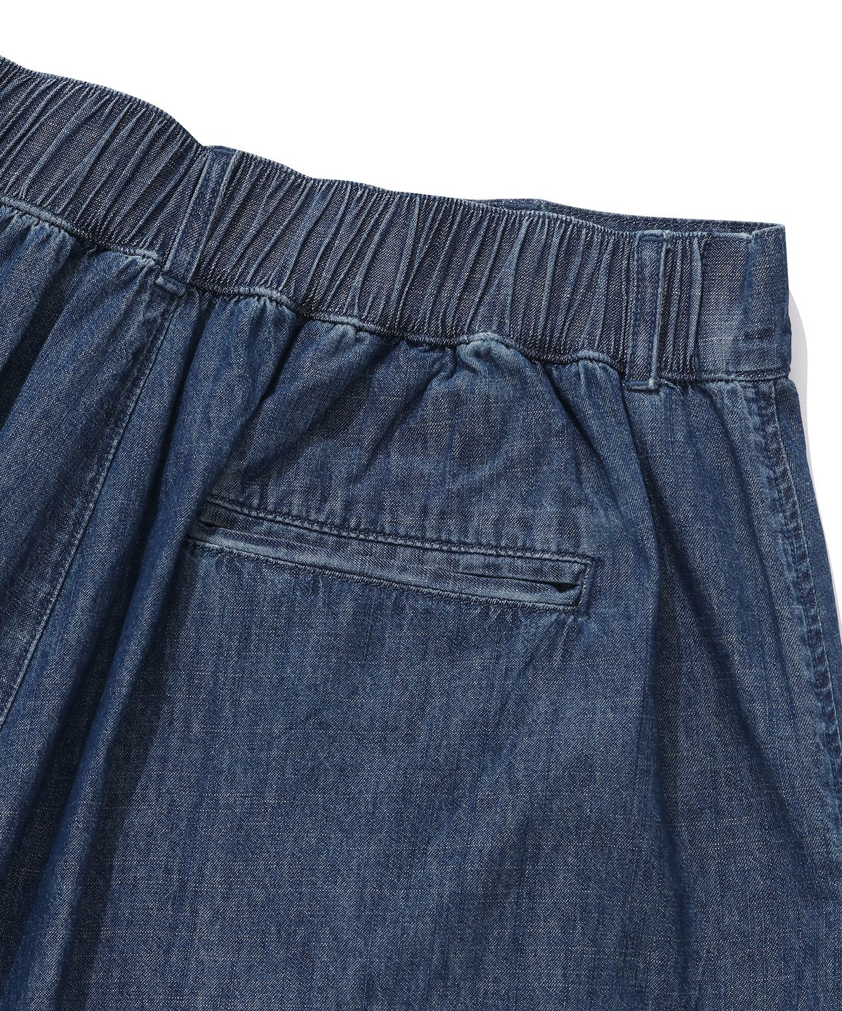 컬럼비아 유니버시티(COLUMBIA UNIVERSITY) SL-LABEL DENIM WIDE FIT BALLOON PANTS 미드나잇데님