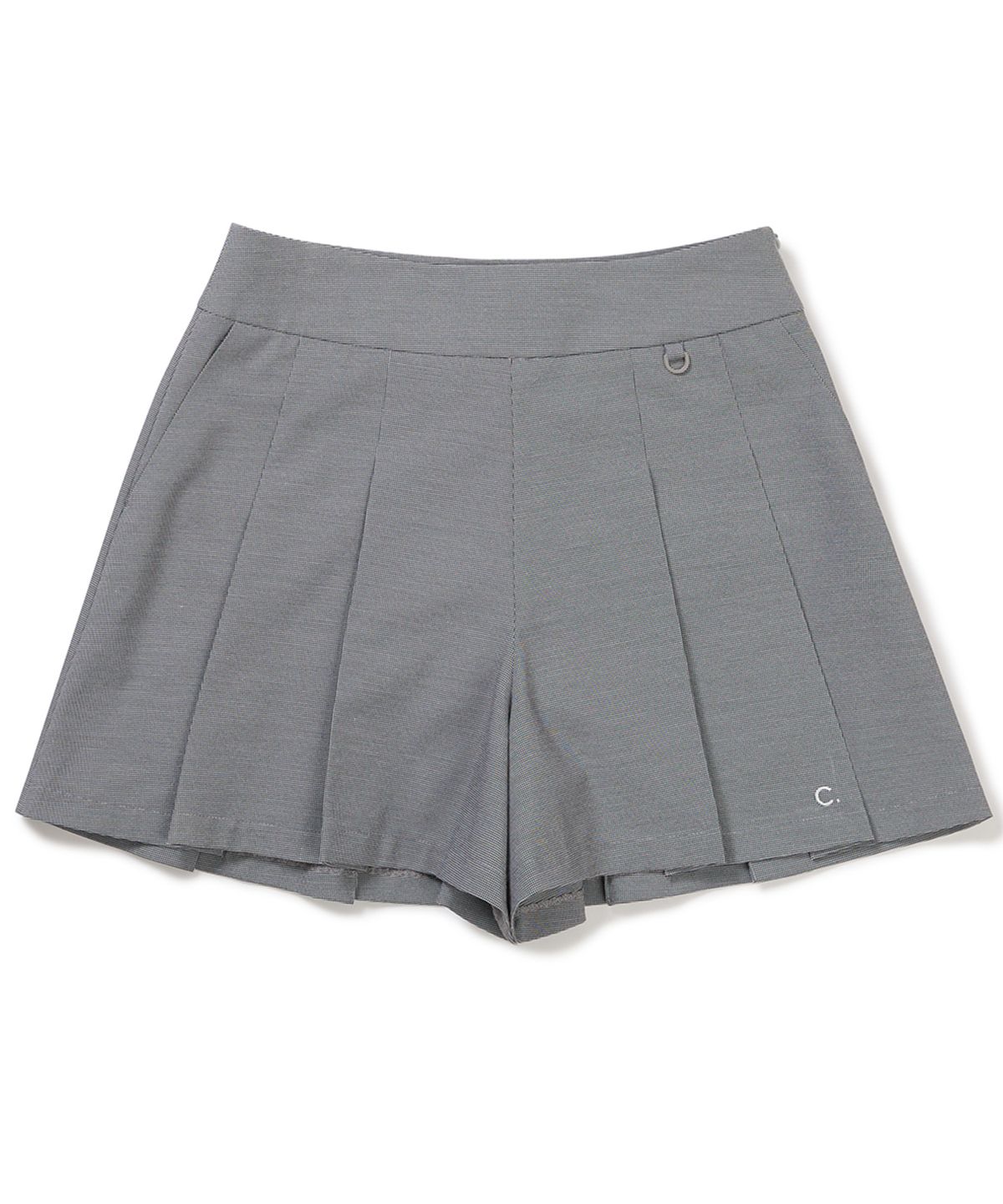 클로브(CLOVE) [24SS clove] Houndstooth Skirtpants (Grey)