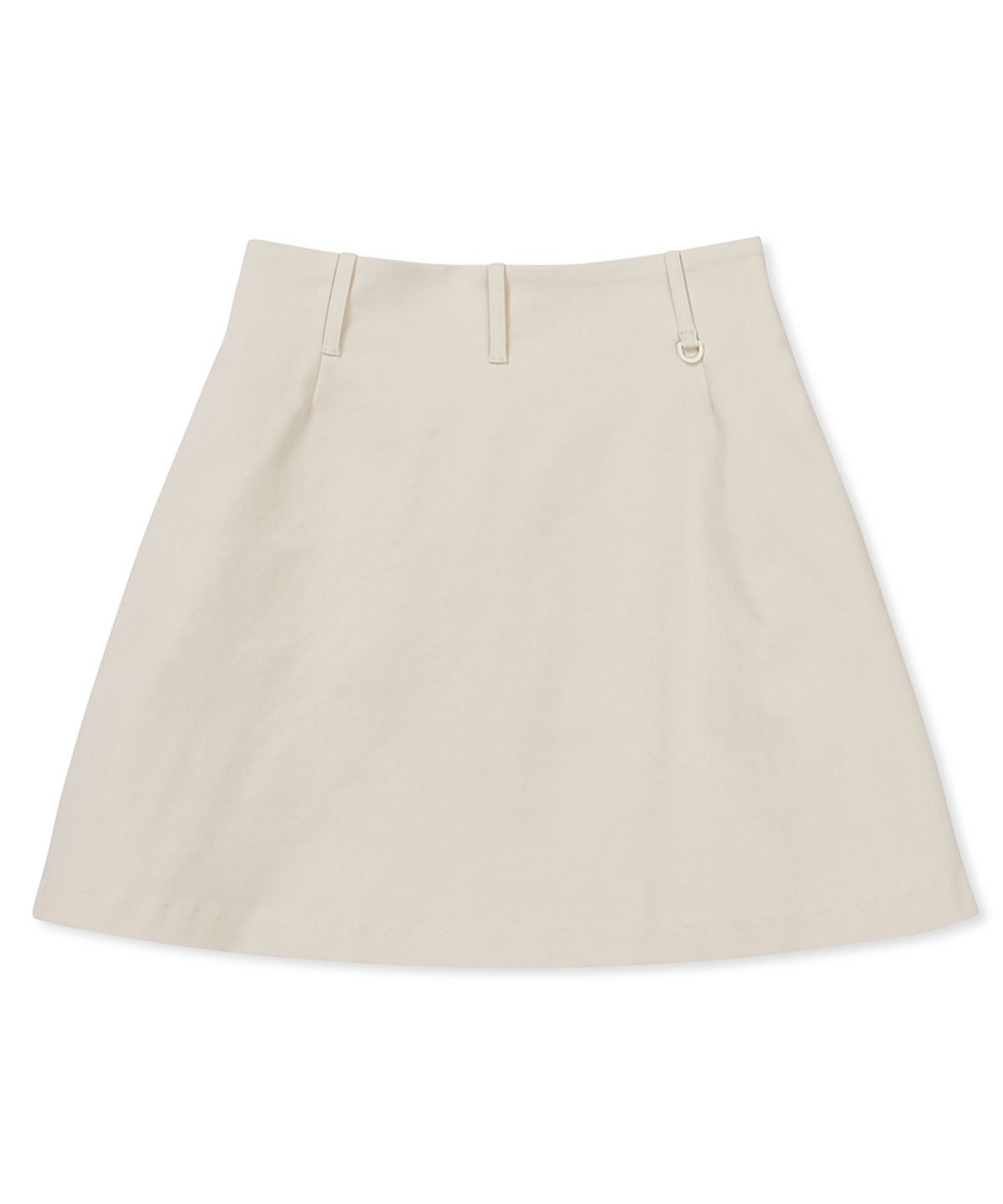 클로브(CLOVE) [24SS clove] Logo Balloon Skirt (Light Beige)
