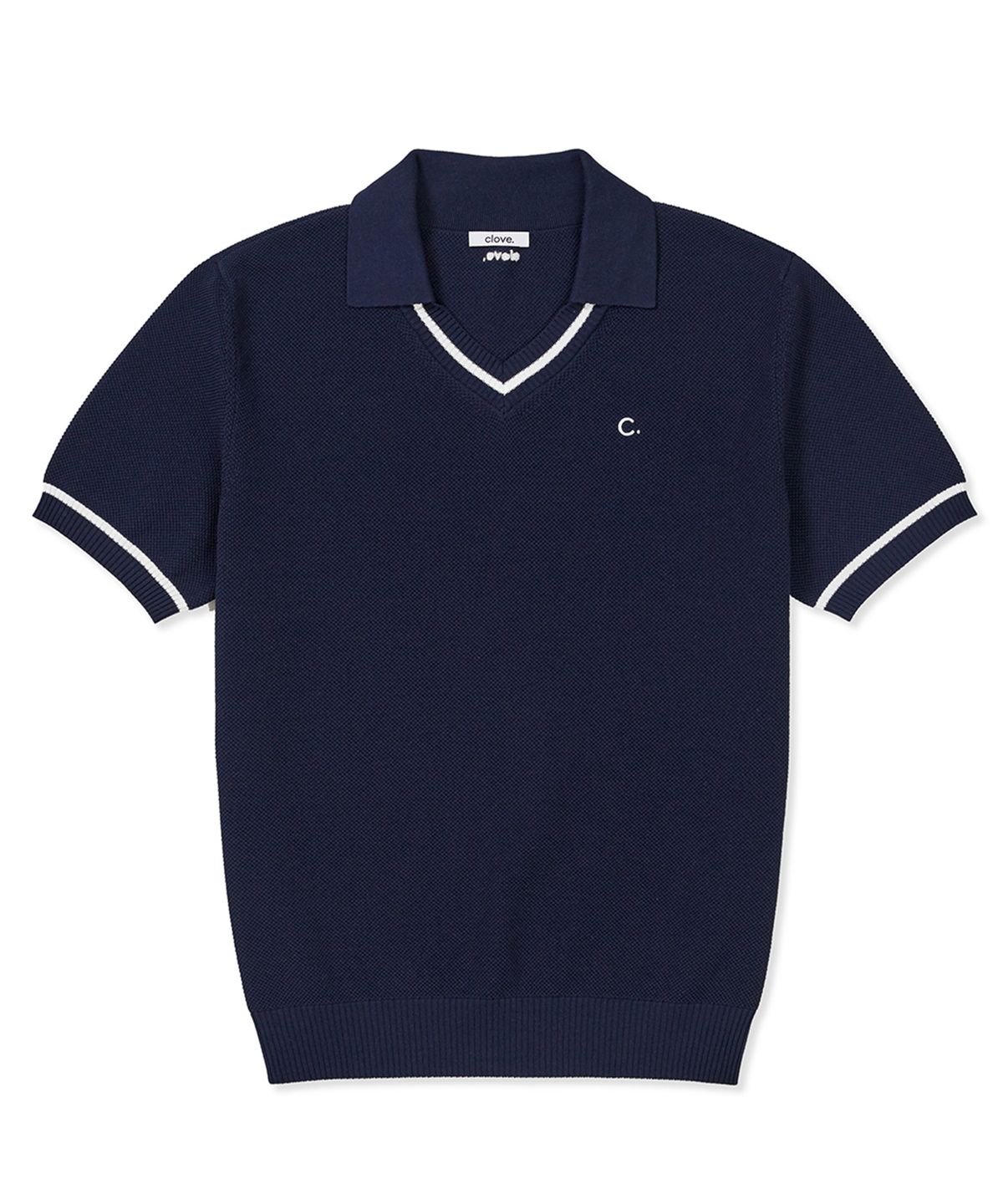 클로브(CLOVE) [24SS clove] Double Collar Pullover_Men (Navy)