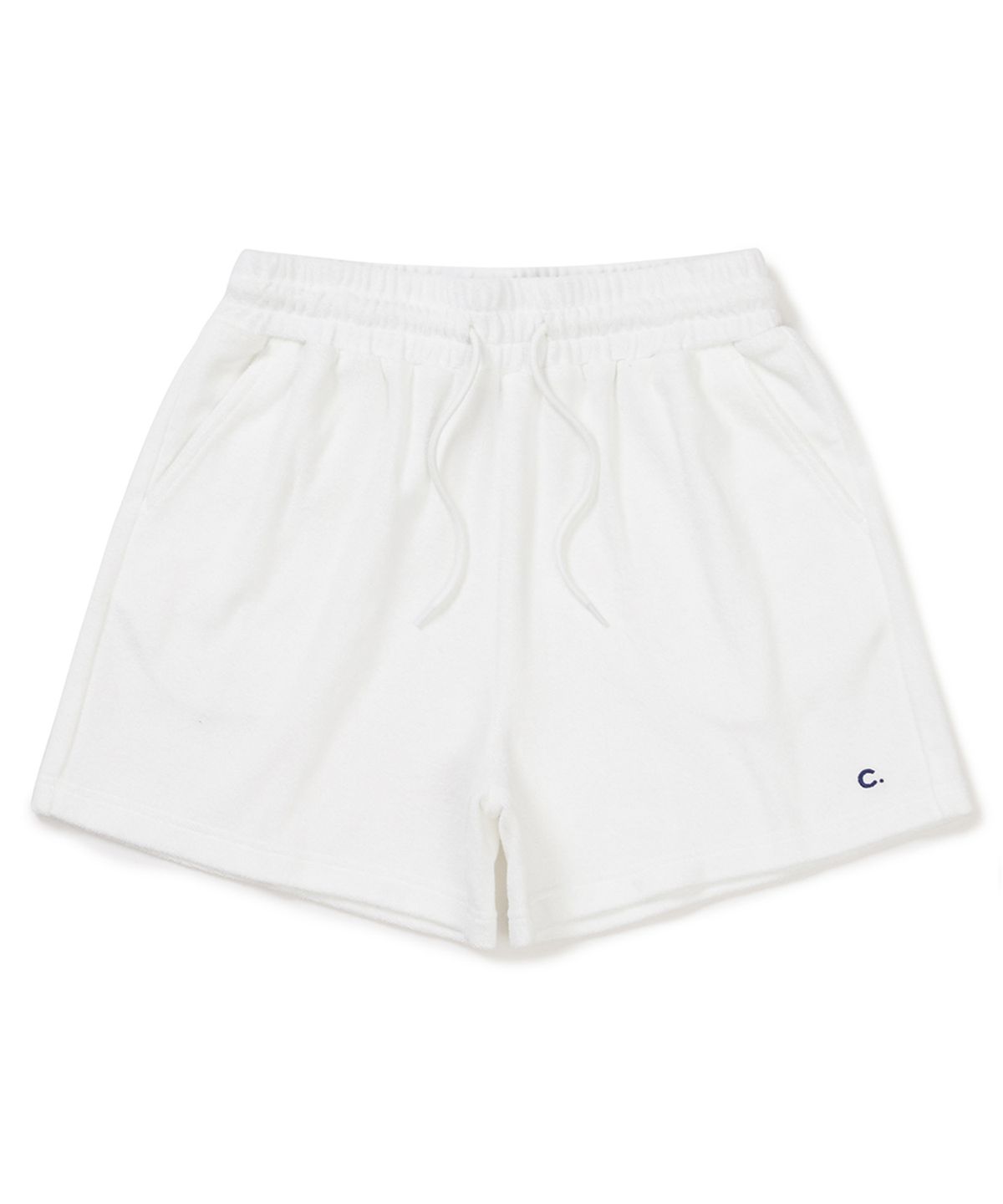 클로브(CLOVE) [24SS clove] Trim Cable Knit Shorts (White)