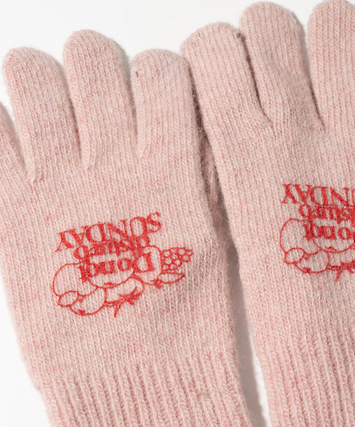 선데이후르츠마켓(SUNDAY FRUIT MARKET) DO NOT DISTURB GLOVE PINK