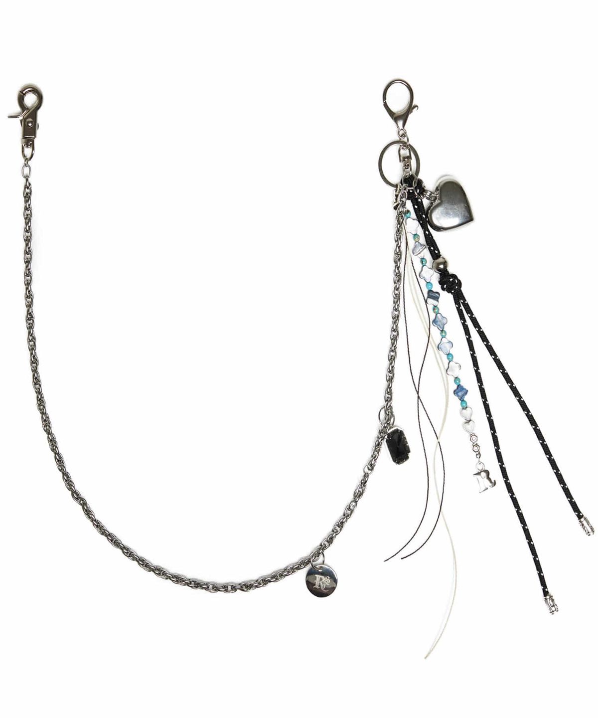 알에스에스씨(RSSC) STEEL ROPE 2WAY KEY CHAIN - BLACK