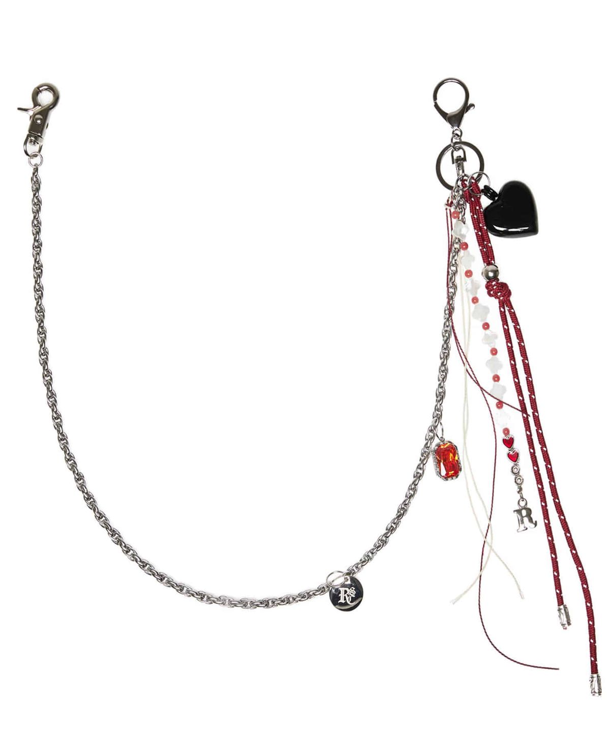 알에스에스씨(RSSC) STEEL ROPE 2WAY KEY CHAIN - RED