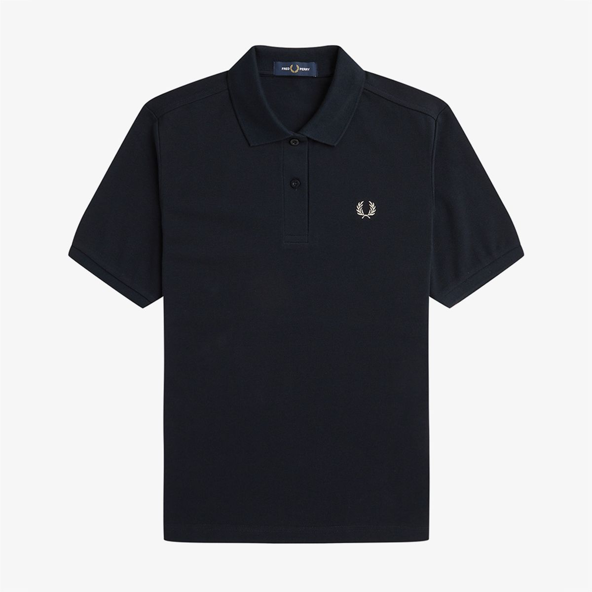 프레드페리(FRED PERRY) [G6000] 여성 플레인 프레드페리 셔츠 - 네이비/샴페인 AFPF2416000-721