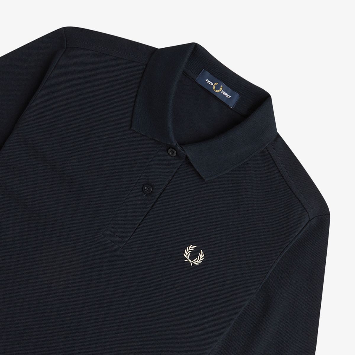 프레드페리(FRED PERRY) [G6000] 여성 플레인 프레드페리 셔츠 - 네이비/샴페인 AFPF2416000-721